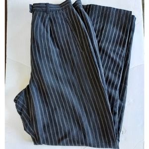 🔴3/$20 Vintage Ann Taylor Petites Black Pin Stripe Pants Size 8P